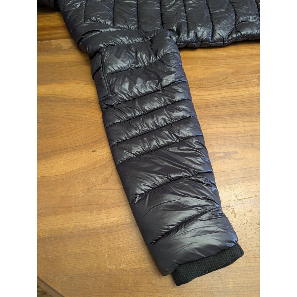 NEW Nike Quilted Puffer Jacket Men’s 3XL Black Hooded Full Zip 3X - Picture 16 of 16